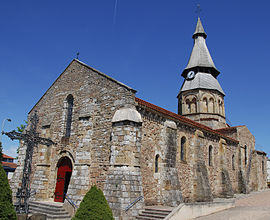 The church in Néris-les-Bains