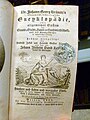 Titelblatt der Oeconomischen Encyclopädie von Johann Georg Krünitz