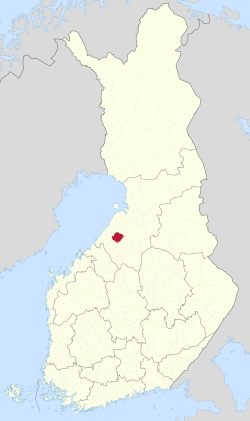 Location of Oulainen in Finland