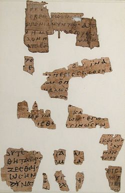 Fragments containing Matthew 25:8-10; John 10:8-14.