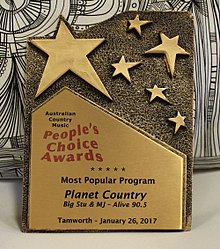 People's Choice Trophy won by the program