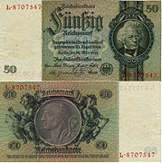 50 RM, 1933, Reichsbank­direktorium