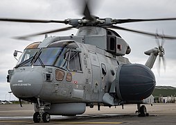 In 2021, the first AgustaWestland Merlins to be fitted for the AEW mission were deployed aboard a Royal Navy carrier
