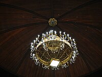 Santa Monica Church chandelier, part of a National Cultural Treasure
