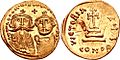 Solidus of Heraclius and Heraclius Constantine (610–641)