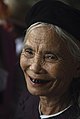 A Kinh Vietnamese woman with blackened teeth.