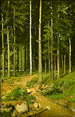 Ivan Shishkin - The road in the woods