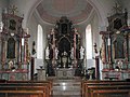 Altar of Saint George's church, Allfeld, Billigheim