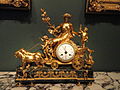 Allegorical clock of the harvest featuring a Bacchante. Consulate period, France, c. 1800.