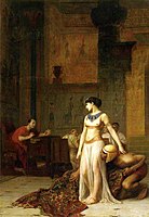 Cleopatra and Caesar, 1866, private collection