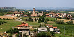 View of the frazione of Montale Celli.