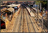 Platforms on the Western side of Dadar railway station