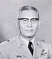 Brig. Gen. Francis Shigeo Takemoto, first Japanese-American general officer (1964) and veteran of both the 100th Infantry Battalion and the 442nd RCT