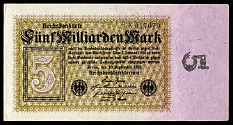 GER-115-Reichsbanknote-5 Billion Mark (1923)