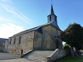 The church in Haudrecy