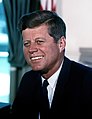 Image 2John F. Kennedy, Massachusetts native and 35th President of the United States (1961–1963) (from History of Massachusetts)