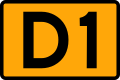 Alphanumeric detour route shield (used in Sydney, New South Wales)