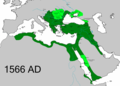 Ottoman Empire (1299–1922 AD) in 1566 AD.