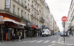 Rue Ramey gesehen von der Rue de Clignancourt