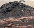 Curiosity views "Ireson Hill" on Mount Sharp (February 2, 2017).