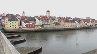 The Danube seen from the Stone Bridge