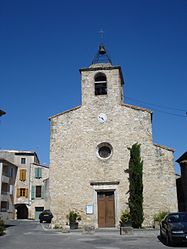 The church of Saint-Chaptes