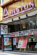 Das Ariston-Theater in Sanremo, Austragungsort des Festivals seit 1977