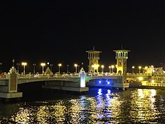 View of Stanley Bridge at night