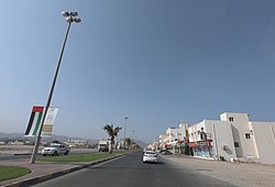 Storefront on Omar Bin Al Khattab in the town of Zubarah.