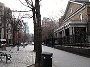 Abe Lebewohl Park as seen from Stuyvesant Street
