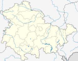 Eisenberg is located in Thuringia