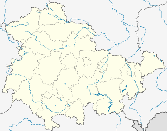 Liste der Ober- und Mittelzentren in Thüringen (Thüringen)