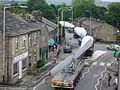 Image 65A turbine blade convoy passing through Edenfield, England (from Wind turbine)