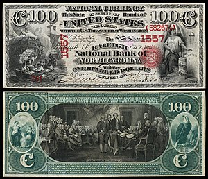$100 National Bank Note