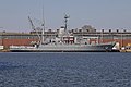 The former USS Grapple sits in mothballs at the Philadelphia Navy Yard - February 16, 2019.