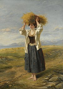 The Little Gleaner, circa 1850