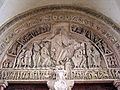 Tympanon der Abteikirche von Vezelay, um 1120–1130.