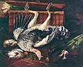 Fowl and vegetables by Adriaen van Utrecht (1620-1652)