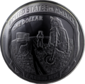 Apollo 11 50th Anniversary commemorative silver dollar depicting Eagle