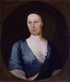 Portrait of Mrs. Gustavus Brown; attributed to Gustavus Hesselius