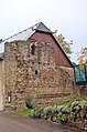 Bacharnsdorf (Wachau): Reste der Südmauer des spätantiken Burgus, Blick aus NO