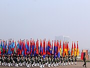 Bengali Army marching in Victory Day Parade.