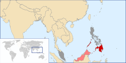Maximum area claimed by the Bangsamoro Republik
