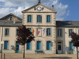 The town hall in Bourg-Madame