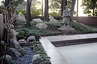 Asian sculpture garden in Texas, United States