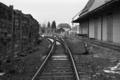 Bahnhof Obing von Süden am 8. März 1995