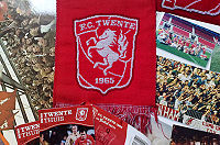Football club FC Twente's banner and logo