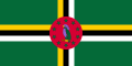 Actual flag of Dominica
