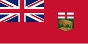 The flag of Manitoba, a Canadian province