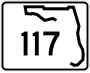 State Road 117 marker